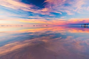 Discover Salar de Uyuni: A Spectacular Mirror Effect at the World's Largest Salt Flat, Where Sky Meets Earth-0