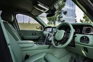 Discover the Unique Emerald Green Interior of the Million-Dollar Rolls-Royce Cullinan Brabus 700-8