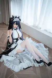 Immerse in Coser Mian Bing Xian Er's stunning August Maid transformation from Azur Lane (43P) – An Azur Lane Masterpiece!-13