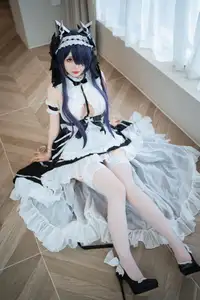 Immerse in Coser Mian Bing Xian Er's stunning August Maid transformation from Azur Lane (43P) – An Azur Lane Masterpiece!-8