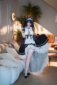 Immerse in Coser Mian Bing Xian Er's stunning August Maid transformation from Azur Lane (43P) – An Azur Lane Masterpiece!-22