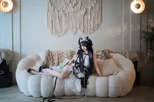 Immerse in Coser Mian Bing Xian Er's stunning August Maid transformation from Azur Lane (43P) – An Azur Lane Masterpiece!-4