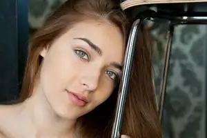 MetArt Adriana F: Captivating Natural Beauty in Exhibit Part01 – A Mesmerizing Gaze-14