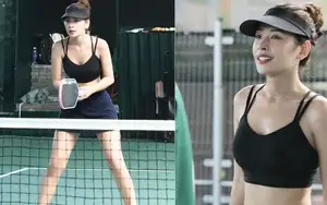 Chi Pu Stuns on Pickleball Court: Flawless Beauty, Toned Physique Draws Fan Awe-6