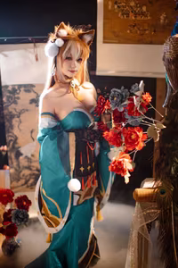 Coser Yuyuan Yuko as Genshin Impact's Hina: Ethereal Beauty Captivates Viewers (16P)-8