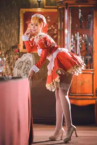 Coser Xing Dai Lu Lu as Charming Nero Maid: Special Photo Collection (35P)-6