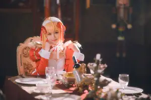 Coser Xing Dai Lu Lu as Charming Nero Maid: Special Photo Collection (35P)-15