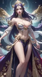 Celestial Goddess: Mystical Power in 百炼成神 AI Art Part03-3