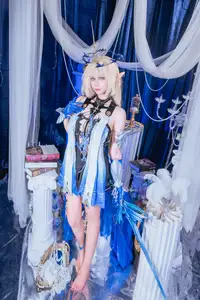 Fleurdelys Wuthering Waves: Pyon's Captivating Mature Elf Cosplay-4
